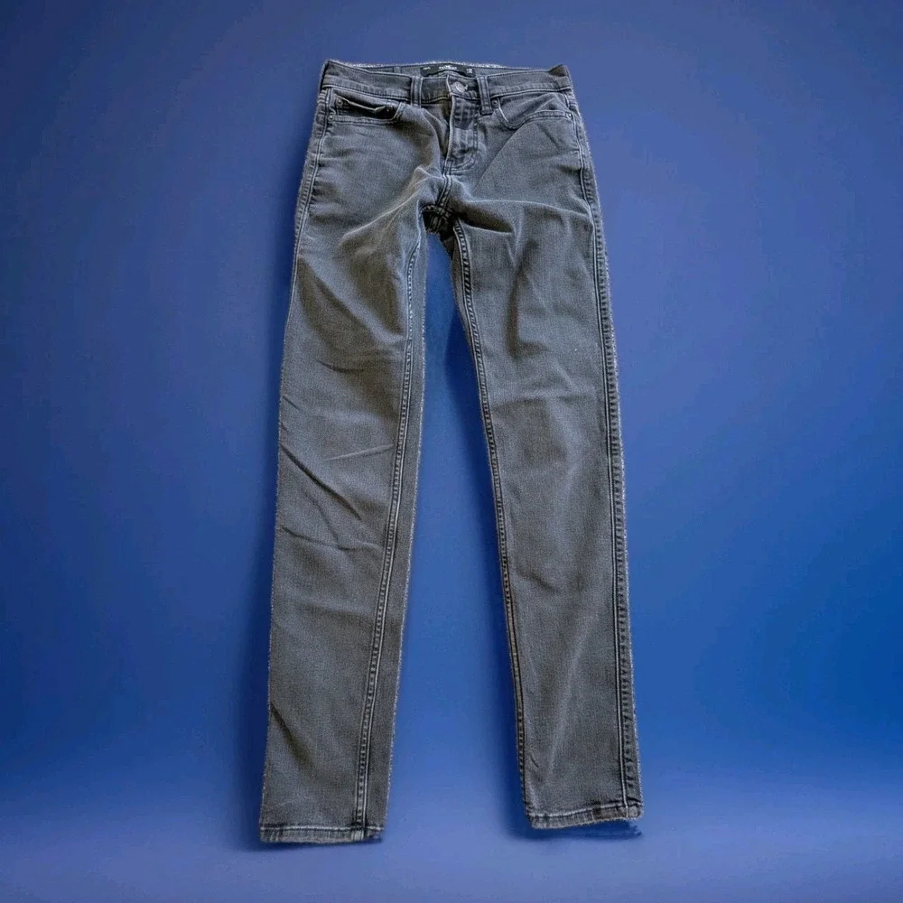 Hollister California Athletic Skinny Jeans Black‎ Men's W28 L30 Advanced Stretch
